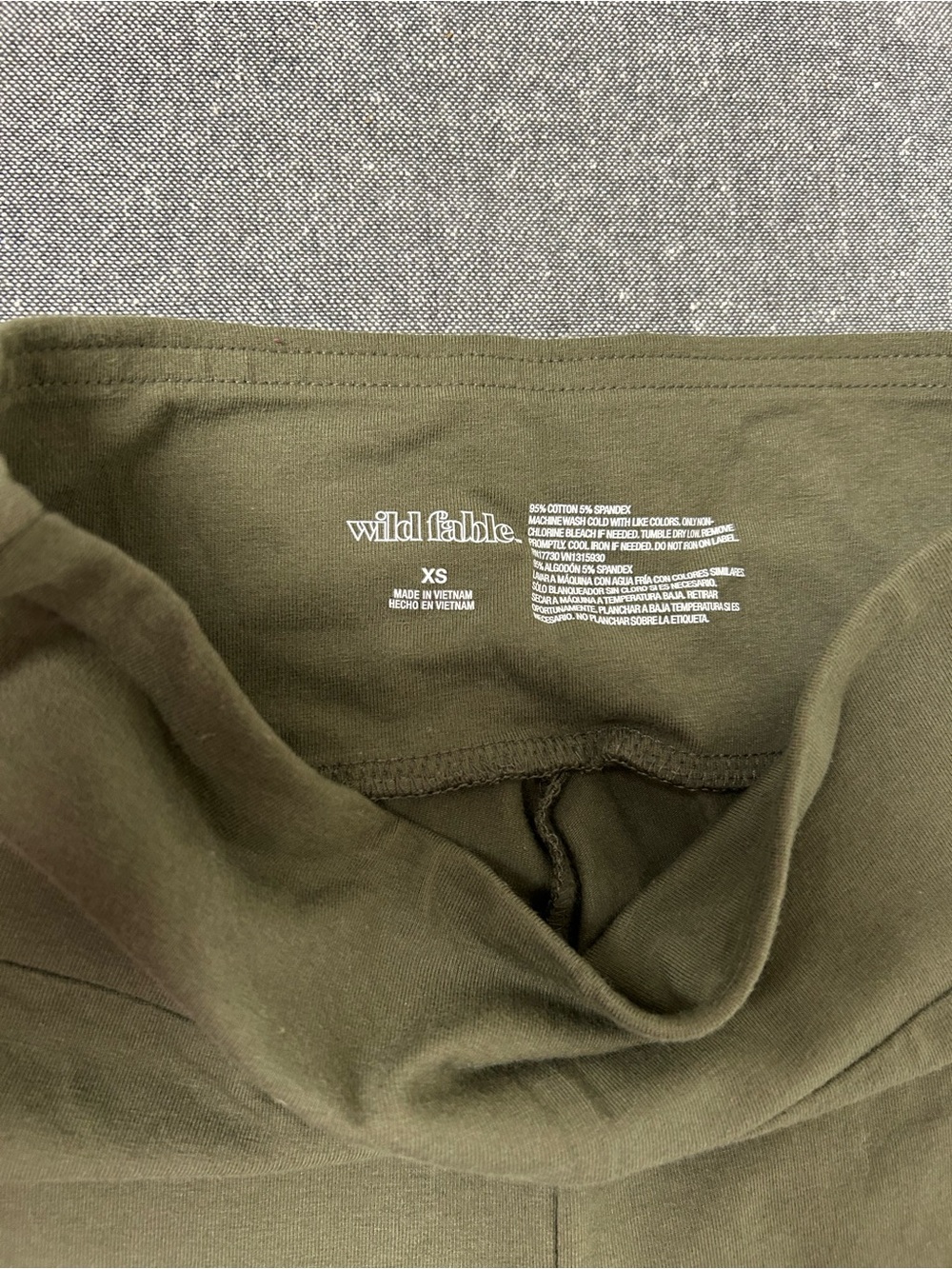 wild fable Olive Green Midi Skirt - XS